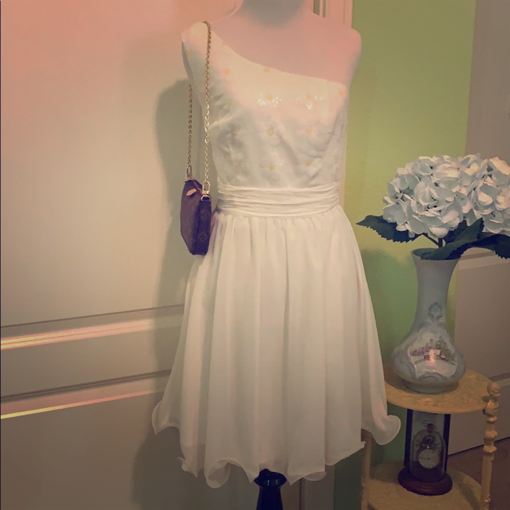 🌼Adorable white midi dress🌼